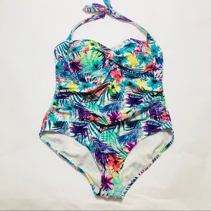 Size XL 16/18 Halter Catalina One Piece Swimsuit